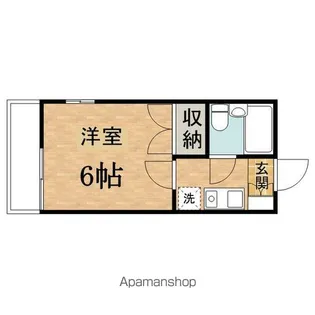 永山フラワーマンション【1階】の間取り