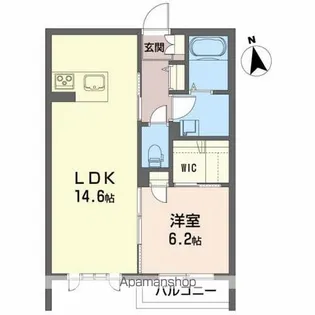 プランドール・アイⅡ【1階】の間取り