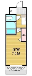 パームツリー野芥【3階】の間取り