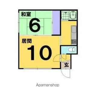 佐々木ハイツ【5号室】の間取り