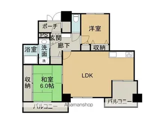 グラシオン丸亀【2階】の間取り