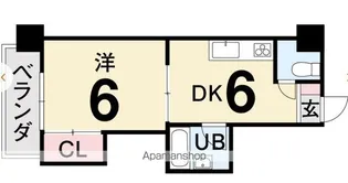 第3ゴトービル【207号室】の間取り