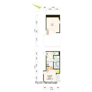 ハーモニーテラス日ノ宮町【105号室号室】の間取り