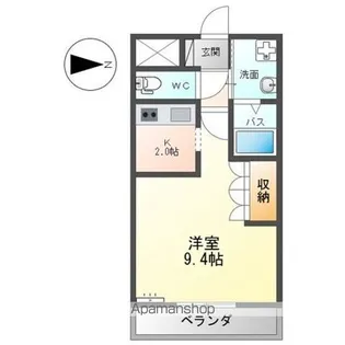 グリルス Ⅰ【2階】の間取り