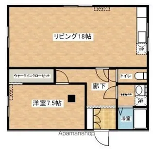 コーポマルロク【A-3号室】の間取り