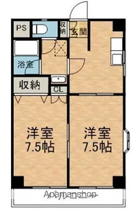 2Kの間取り画像