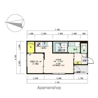 グレイス鶴舞【302号室号室】の間取り