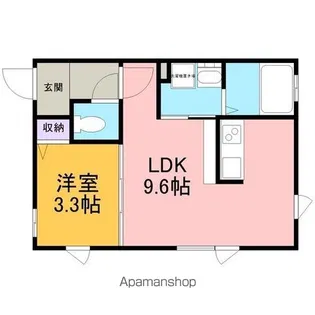アーバンキャッスル東岡崎【2階】の間取り