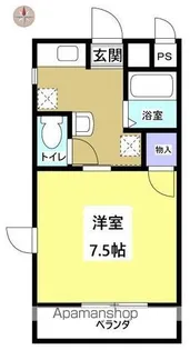 1Kの間取り画像