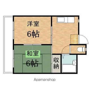 メゾン・ユキ【202号室】の間取り