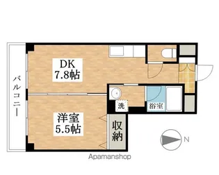 グレイスコート【202号室】の間取り