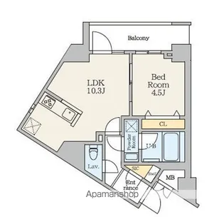SーRESIDENCE曳舟BERENZA【5階】の間取り