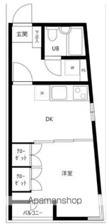 菱和パレス中落合【1階】の間取り