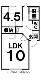 ドリームライフハイツ【2階】の間取り