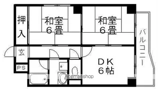 ボンフレールⅠ【201号室】の間取り