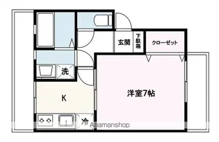 サブワードカトー【2階】の間取り