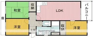 曽根パークハイム【102号室】の間取り