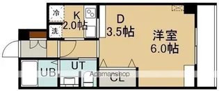 CUBO松陰【2階】の間取り