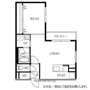 グランドサクセス千歳【4階】の間取り