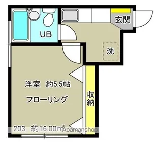 コーポアラカワ【2階】の間取り