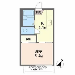 安土ハイツ【103号室】の間取り