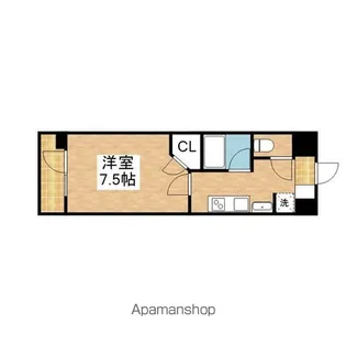 ベルファース川原通【10階】の間取り