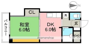 コーポ田中3号館【3階】の間取り