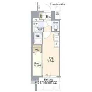 エスリード鶴舞シエスタ【601号室】の間取り