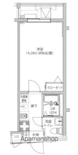LUMEED飯田橋【2階】の間取り