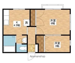 アンジュ【1階】の間取り