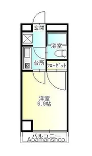 ピュアシティ東神奈川【5階】の間取り