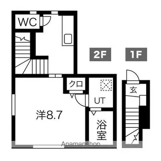 ルミエールⅡ【205号室】の間取り