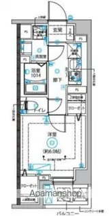 DIPS西新井【2階】の間取り