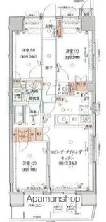 ヴェルディーク横浜新子安【2階】の間取り