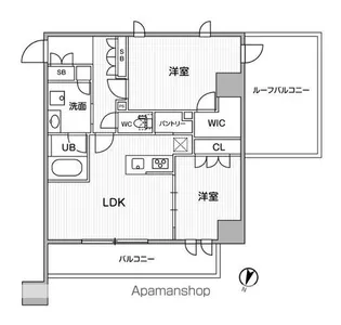 シーズンフラッツ新大塚【5階】の間取り