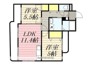 ピエールフェローニ【1階】の間取り
