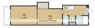 レジデンスカープ新潟【802号室】の間取り