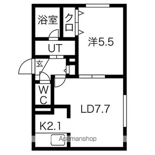 SOUTHERN LIGHTS【1階】の間取り