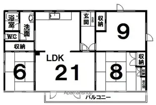 金井マンション【2階】の間取り