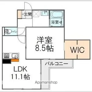 アイリスタ柏【3階】の間取り