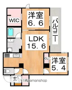 メゾンエディアン新金岡【2階】の間取り