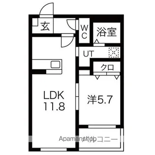 グランシャリオ【1階】の間取り