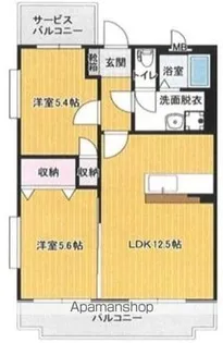 グランファーレ【3階】の間取り