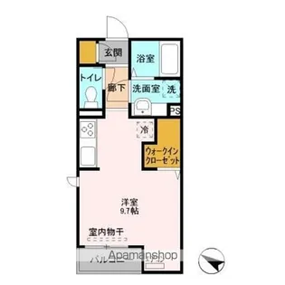 AXIS北松戸【2階】の間取り