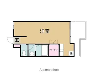 フラット T【2階】の間取り