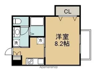 アスコット志波町イースト【1階】の間取り