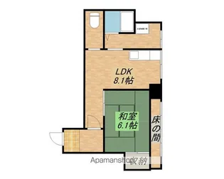 NOBLE【202号室】の間取り