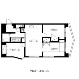 アソシエール護国寺【5階】の間取り
