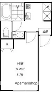クレサージュ新松戸Ⅱ【1階】の間取り