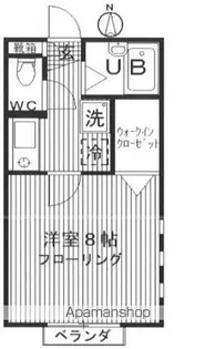 サザンスイット【202号室】の間取り